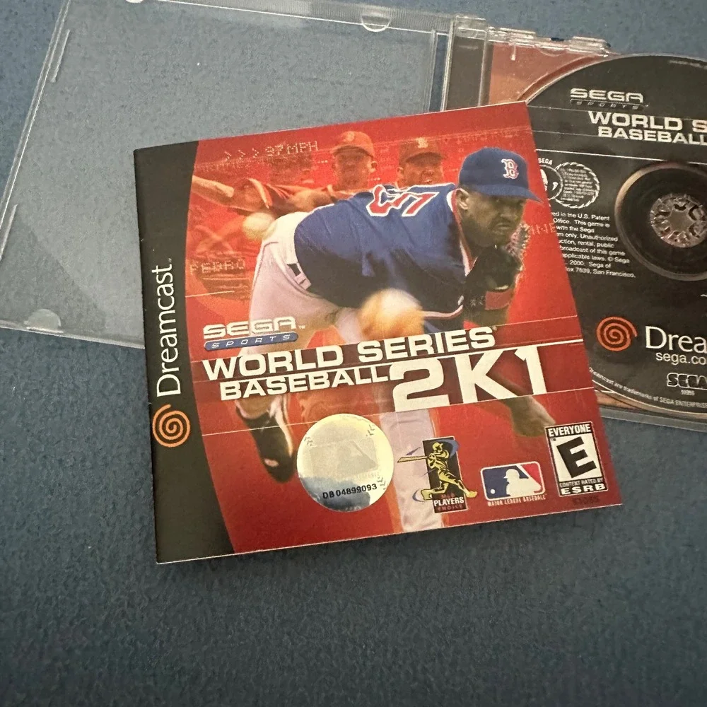 Sega Dreamcast World Series Baseball 2K1 MLB‎ Video Game Complete CIB 51055